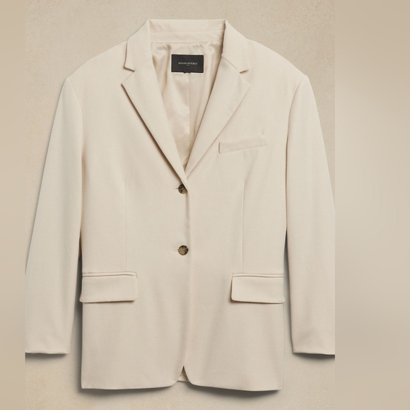 NWT BANANA REPUBLIC | Oversized Suit Blazer - Picture 4 of 4